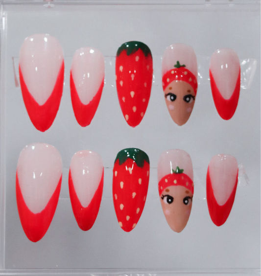 Sonny Angel Nails | Cute Nails | Handmade Nail Art | Custom Hand Painted Press On Nails | Birthday Gift | Livs Nail Lab