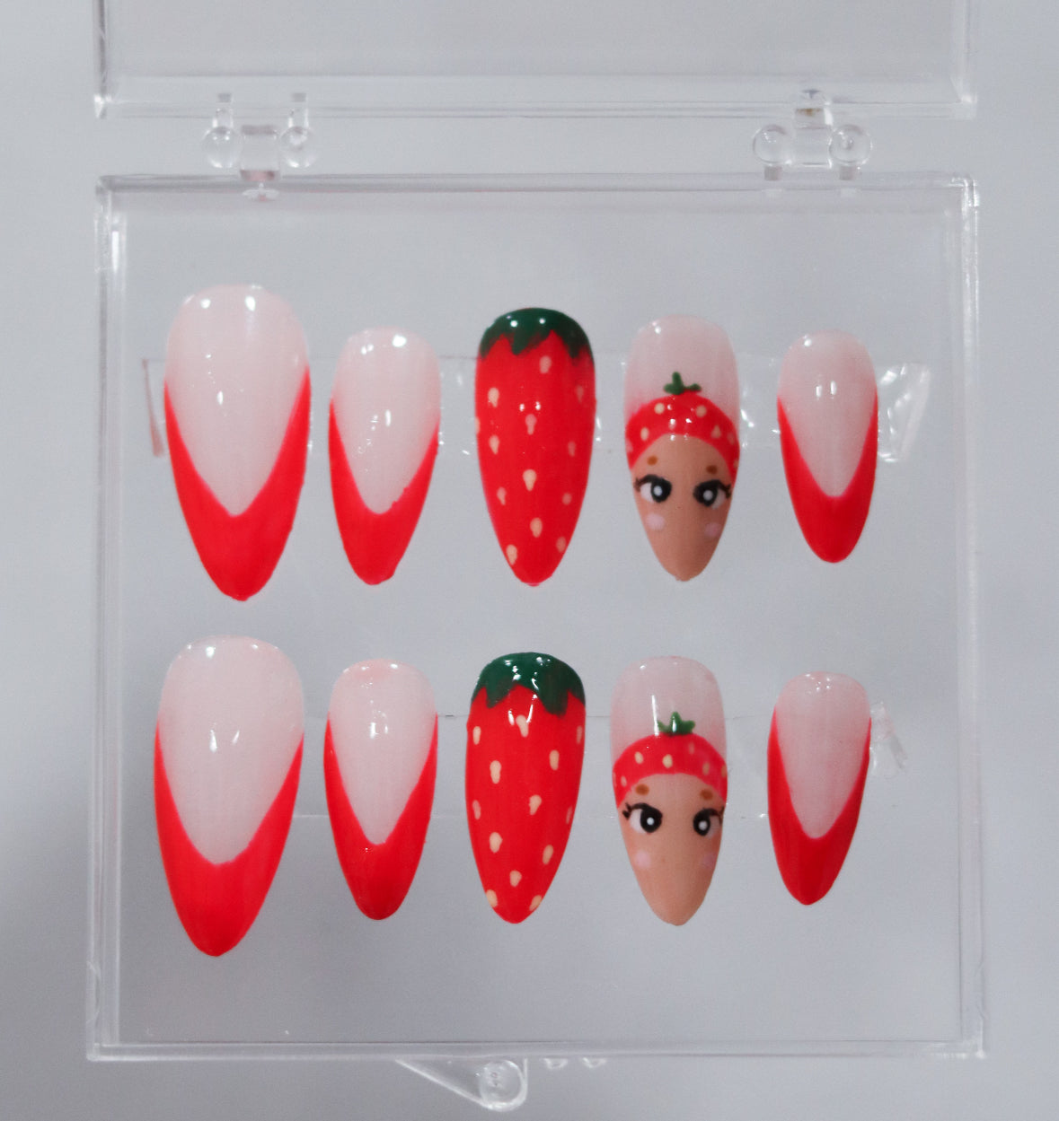 Sonny Angel Nails | Cute Nails | Handmade Nail Art | Custom Hand Painted Press On Nails | Birthday Gift | Livs Nail Lab